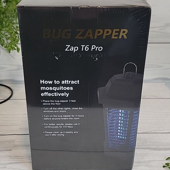 Zap T6 Pro Bug Zapper - Black New in Package - Picture 5 of 6